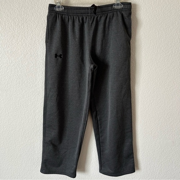 Under Armour Charcoal Wide Leg, Bootcut, Gym Joggers - Picture 1 of 9